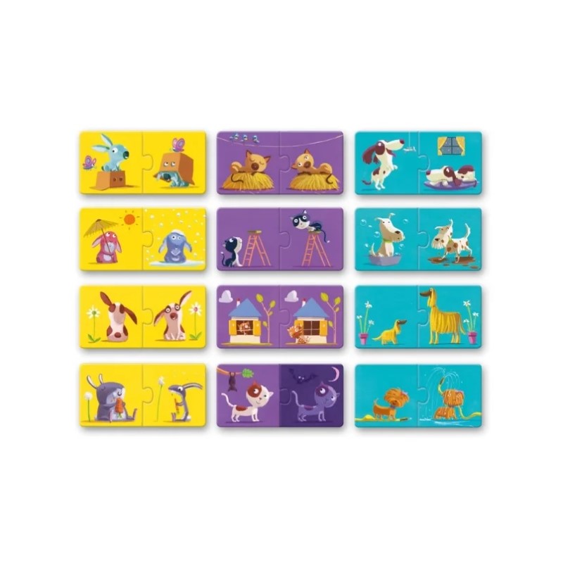 Djeco İkili Puzzle - Duo Oppostites