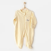 Andywawa Erkek Bebek Patikli Tulum 2'li Set- Little King Sarı