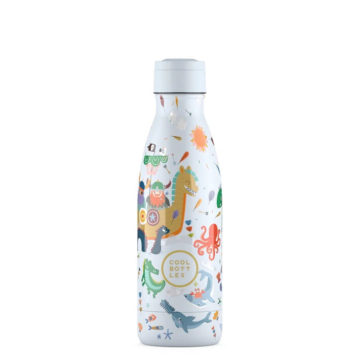 Cool Bottles Paslanmaz Çelik Suluk - The Kids Bottle Brave Vikings 350ml