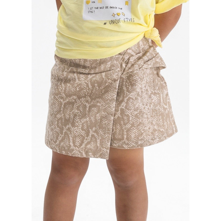 Mayoral Yazlık Kız Gabardin Etek Bej