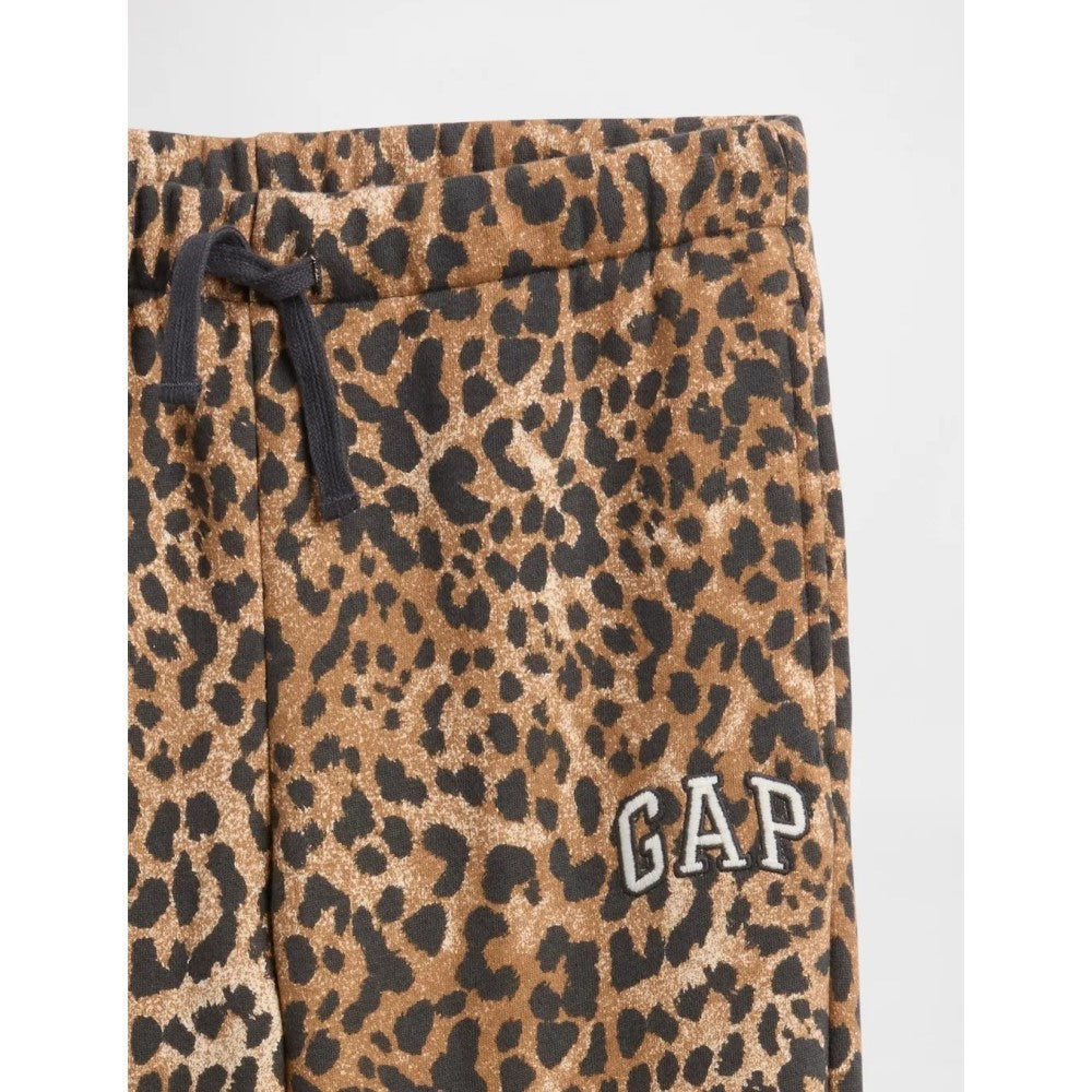 GAP Logo Kız Çocuk Relaxed  Eşofman Altı Kahverengi