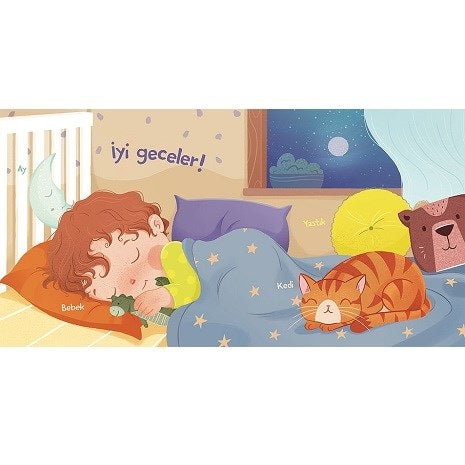 Tam Isırmalık Yırtılmayan Kitap İyi Geceler Bebek