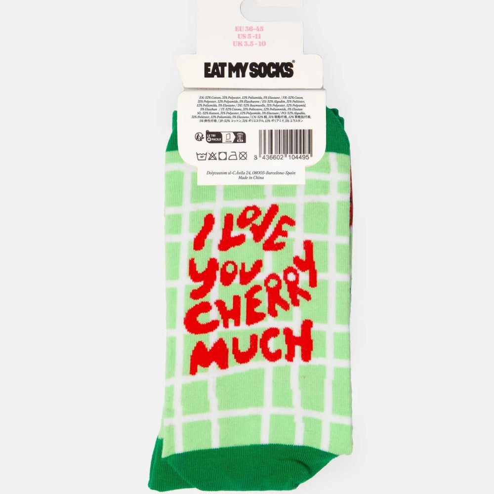 Eat My Socks Cherry Yetişkin Çorap