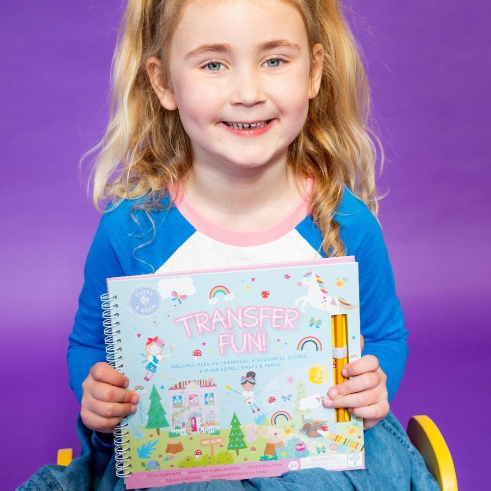 Floss & Rock Transfer Fun Aktivite Kitabı / Rainbow Fairy