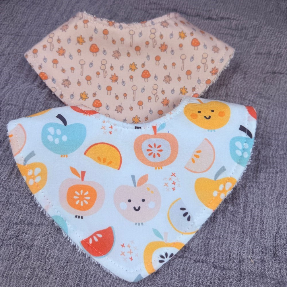 Le Petit Dodo Mushroom Salya Önlüğü + Apple Mama Önlüğü