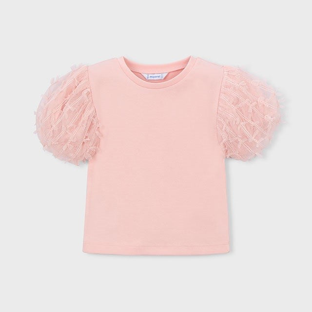 Mayoral Yazlık Kız Kısa Kol T-shirt Pembe