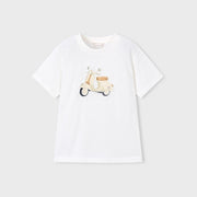 Mayoral Yazlık Erkek Kısa Kol T-shirt Ekru