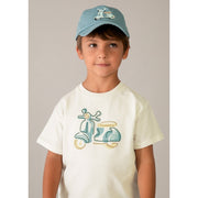Mayoral Yazlık Erkek Kısa Kol T-shirt Ekru