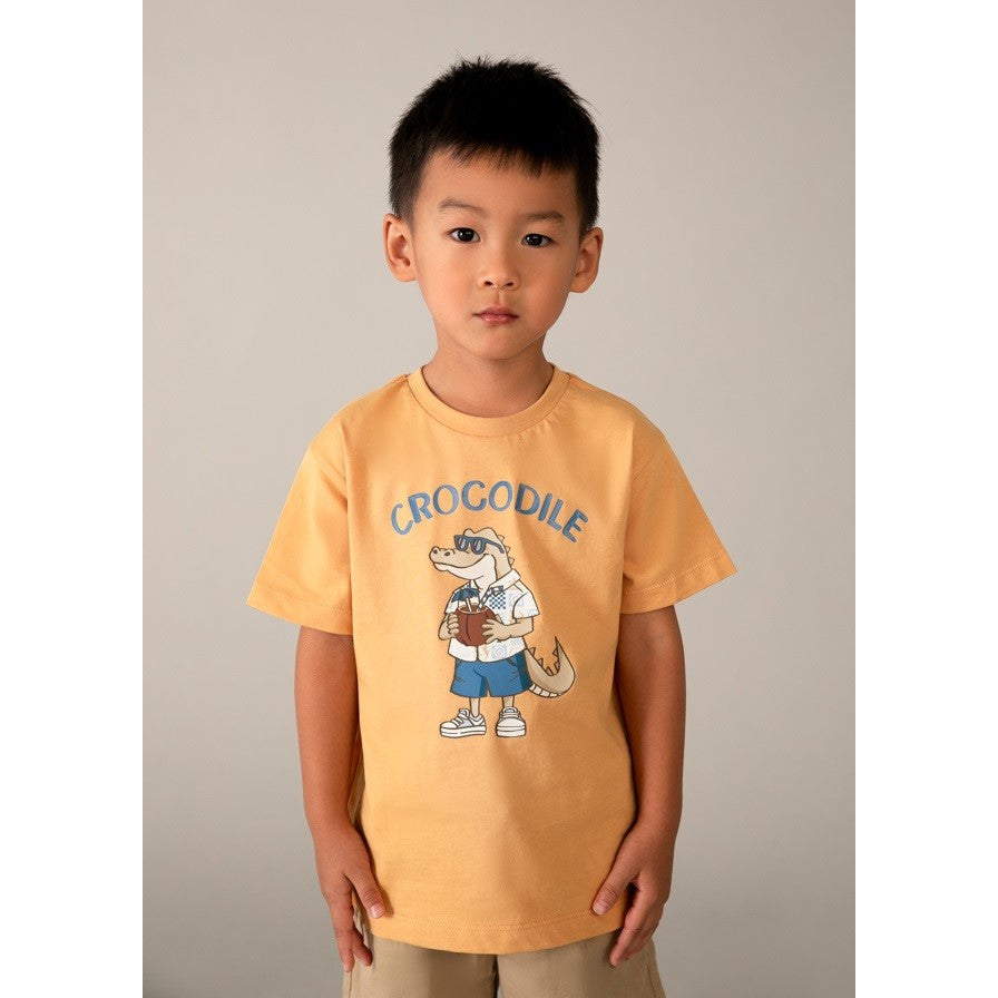 Mayoral Yazlık Erkek Kısa Kol T-shirt Sarı