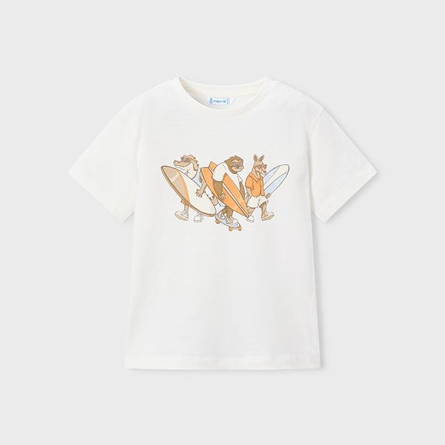 Mayoral Yazlık Erkek Kısa Kol T-shirt 2'li Set Sarı