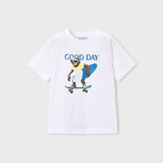 Mayoral Yazlık Erkek Kısa Kol T-shirt Beyaz