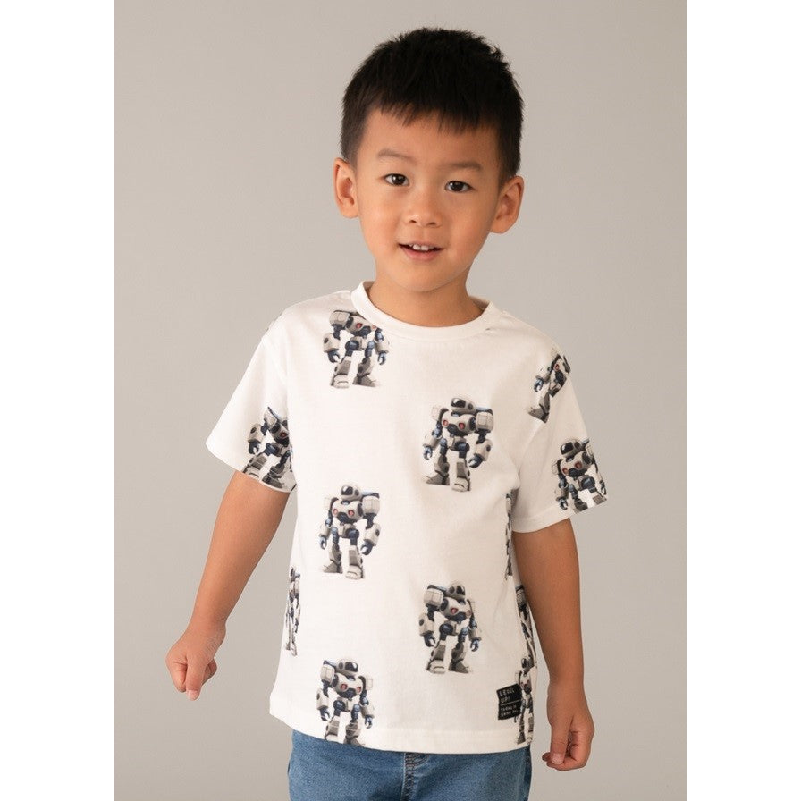 Mayoral Yazlık Erkek Kısa Kol T-shirt Ekru