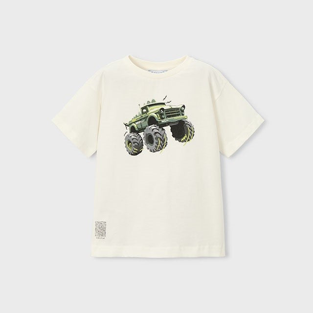 Mayoral Yazlık Erkek Kısa Kol T-shirt Ekru
