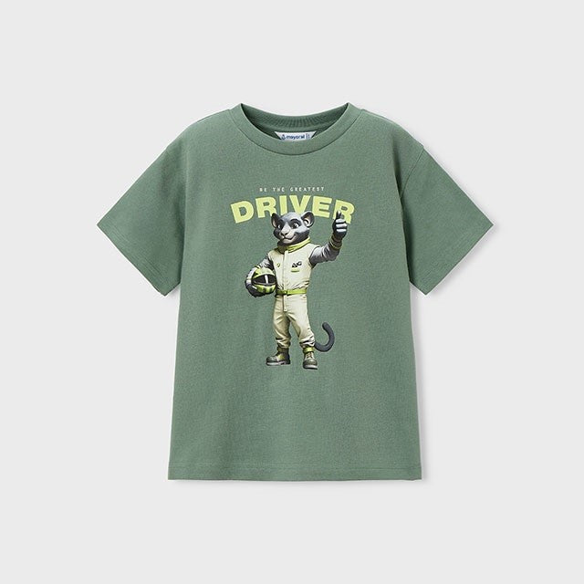 Mayoral Yazlık Erkek Kısa Kol T-shirt Yeşil