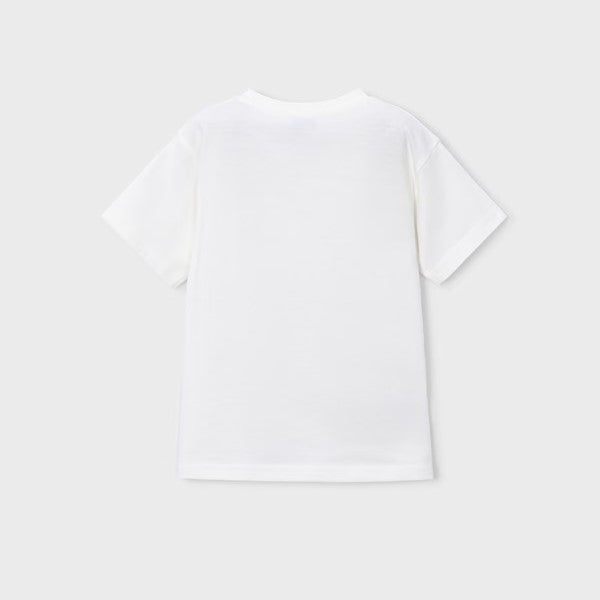 Mayoral Yazlık Erkek Kısa Kol T-shirt Ekru