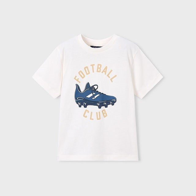 Mayoral Yazlık Erkek Kısa Kol T-shirt Ekru