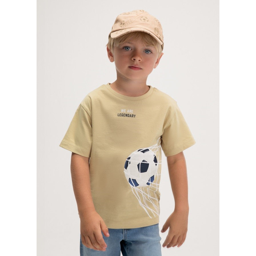 Mayoral Yazlık Erkek Kısa Kol T-shirt Bej