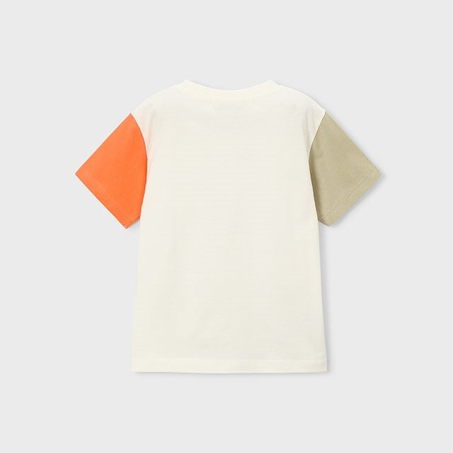 Mayoral Yazlık Erkek Kısa Kol T-shirt Ekru