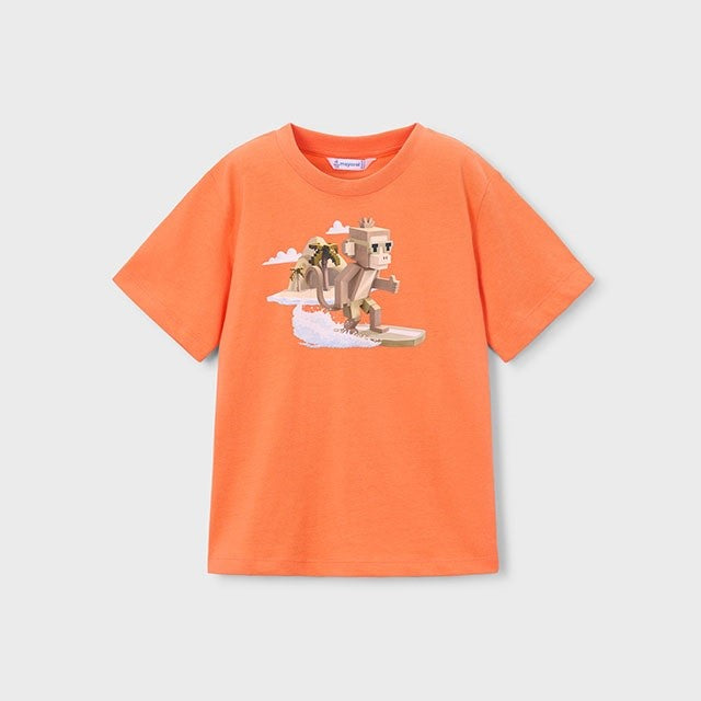 Mayoral Yazlık Erkek Kısa Kol T-shirt Turuncu