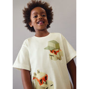 Mayoral Yazlık Erkek Kısa Kol T-shirt Ekru