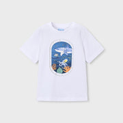 Mayoral Yazlık Erkek Kısa Kol T-shirt Beyaz