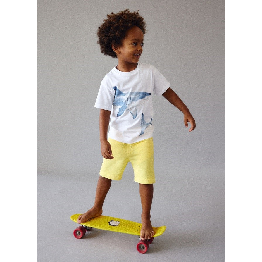 Mayoral Yazlık Erkek Kısa Kol T-shirt Beyaz