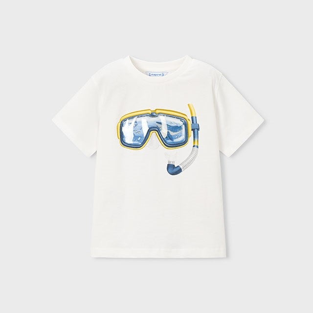Mayoral Yazlık Erkek Kısa Kol T-shirt Beyaz