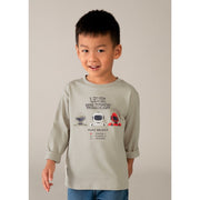 Mayoral Yazlık Erkek Uzun Kol T-shirt Bej