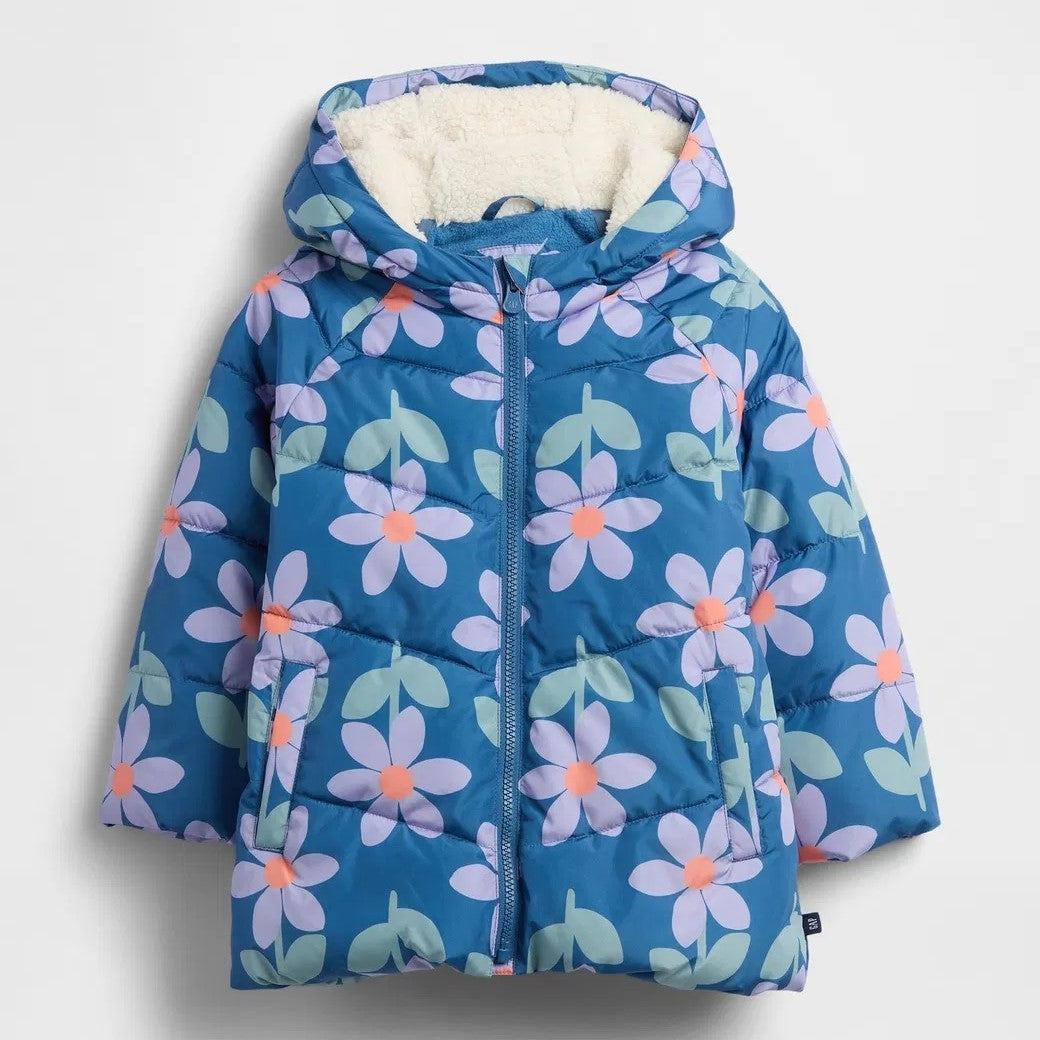 GAP Kız Bebek Anorak Mont Mavi