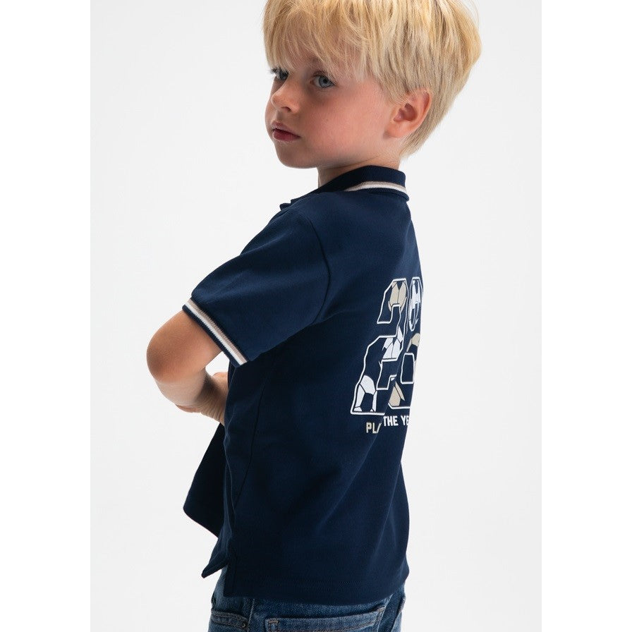 Mayoral Yazlık Erkek Polo Yaka Kısa Kol T-shirt Lacivert