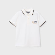 Mayoral Yazlık Erkek Polo Yaka Kısa Kol T-shirt Ekru