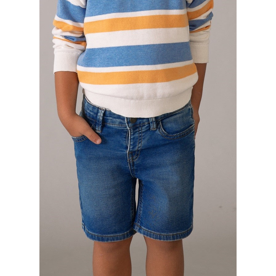 Mayoral Yazlık Erkek Denim Bermuda Mavi