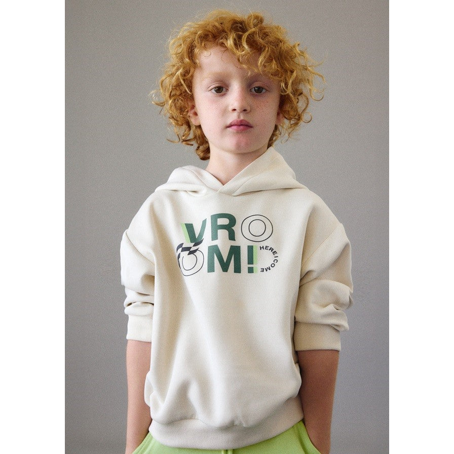 Mayoral Yazlık Erkek Kapşonlu Sweatshirt Bej