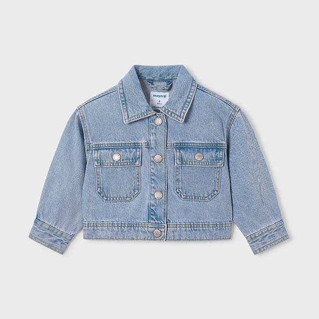 Mayoral Yazlık Kız Denim Ceket Mavi