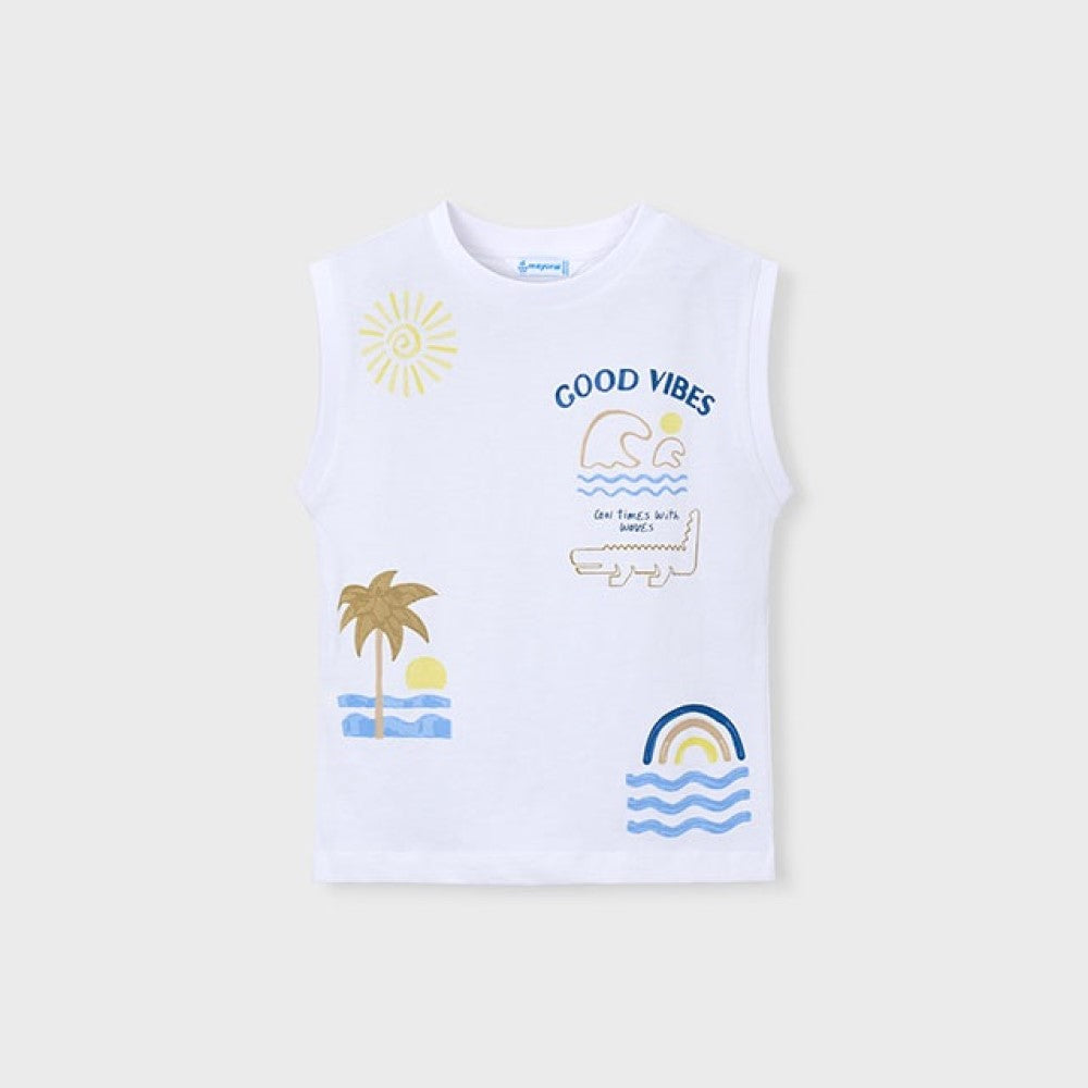 Mayoral Yazlık Erkek T-shirt Şort Üçlü Set Sarı