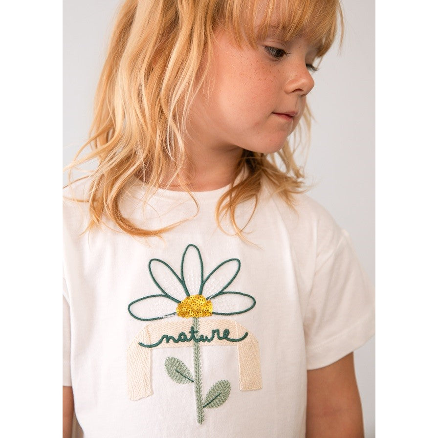 Mayoral Yazlık Kız Bluz Tayt 2'li Set Yeşil