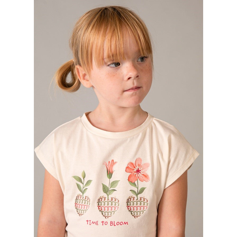 Mayoral Yazlık Kız Bluz Tayt 2'li Set Turuncu