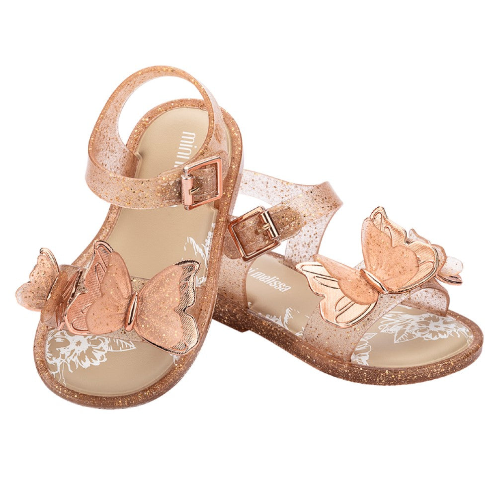 Mini Melissa Butterfly Bebek Sandaleti Bej