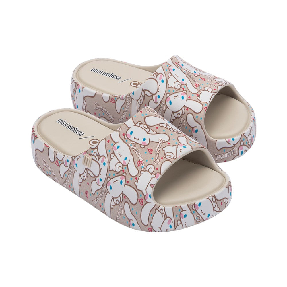 Mini Melissa Platform Çocuk Terlik Bej