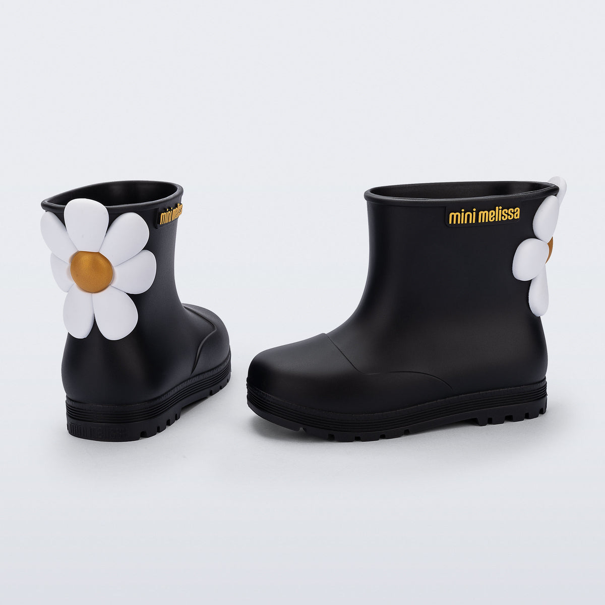 Mini Melissa Welly Bloomy Kız Çocuk Bot Siyah