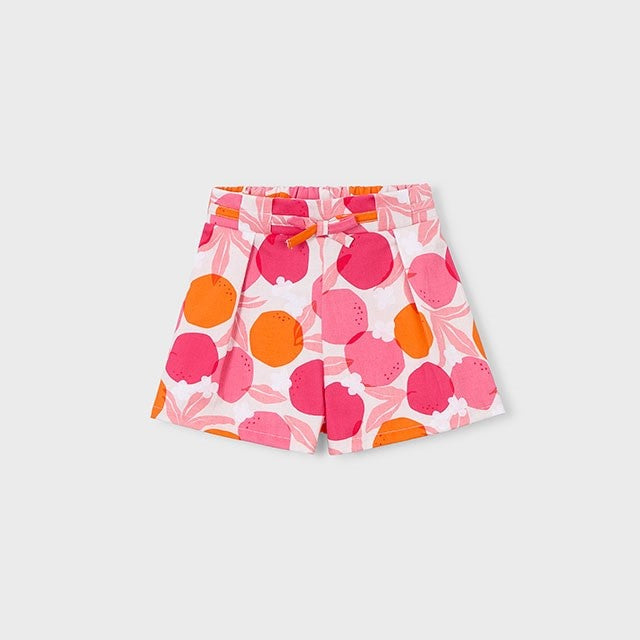 Mayoral Yazlık Kız Şort Etek Turuncu
