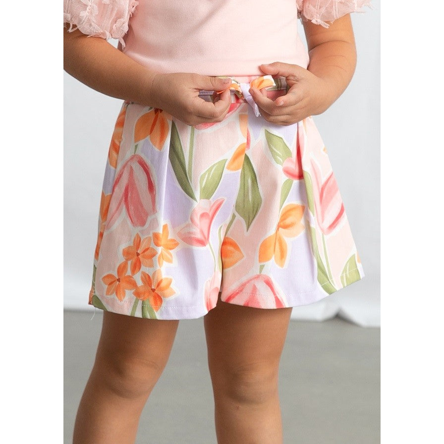 Mayoral Yazlık Kız Şort Etek Pembe