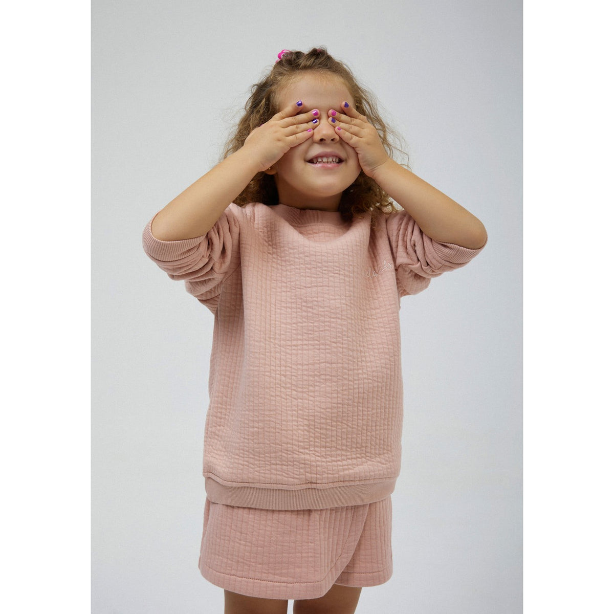 Miela Kids Kapitone Sweatshirt Somon