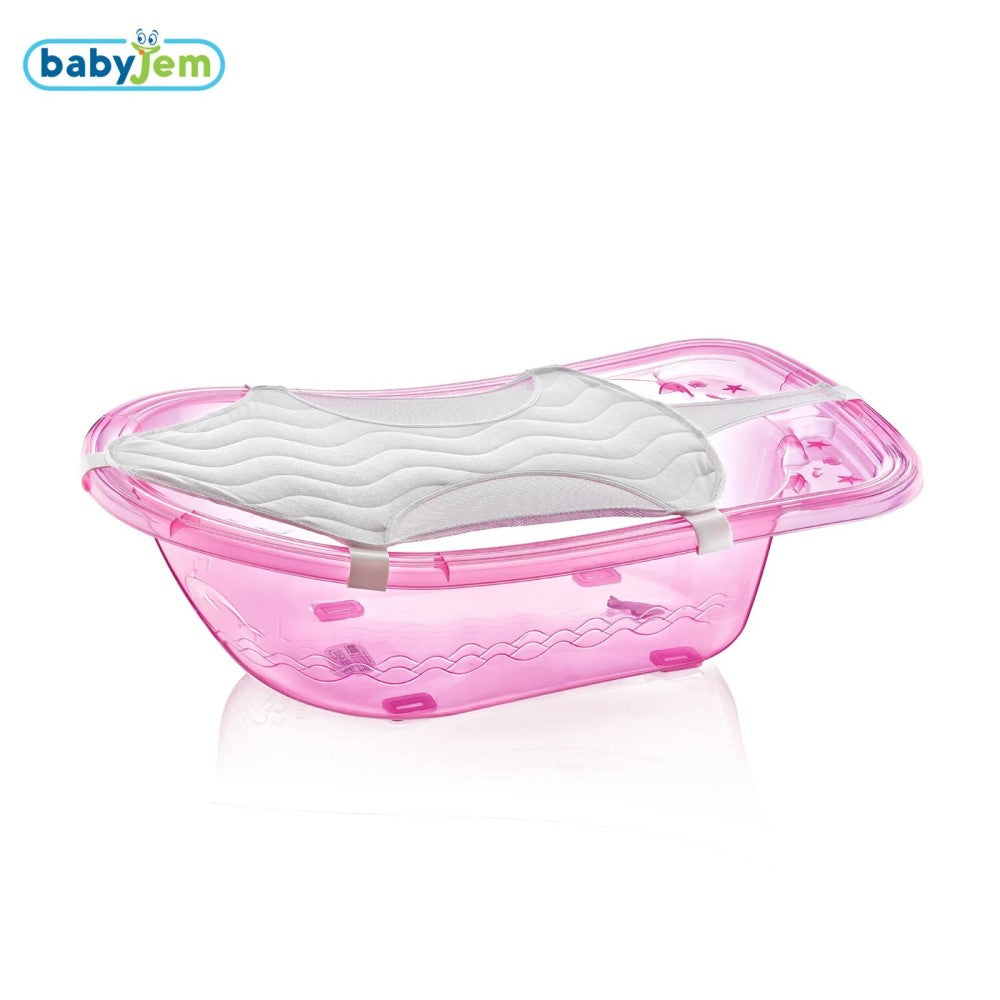 Babyjem Bebek Banyo Küvet Filesi Havlu Büyük Gri