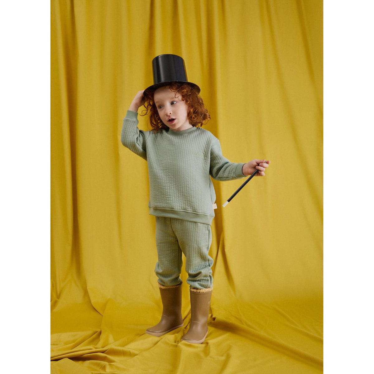 Miela Kids Kapitone Sweatshirt Mint