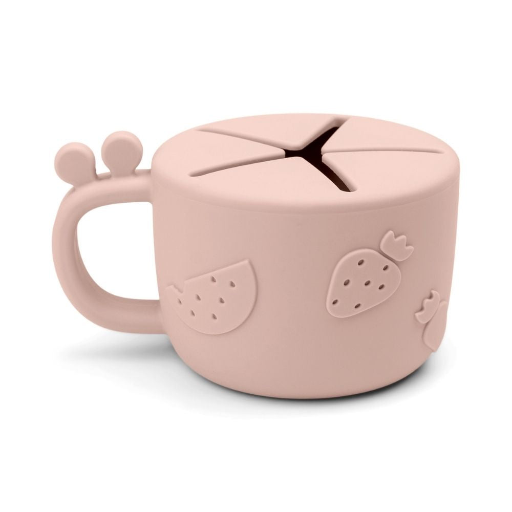 Done by Deer Raffi Dökülmeyen Silikon Atıştırmalık Kabı - Pembe
