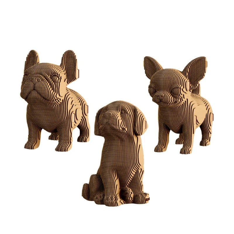 Cartonic 3D Puzzle - Puppıes Trıo - Eğitici Oyuncak - Görsel 3