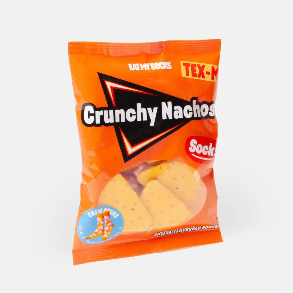 Eat My Socks Crunchy Nachos Turuncu Yetişkin Çorap