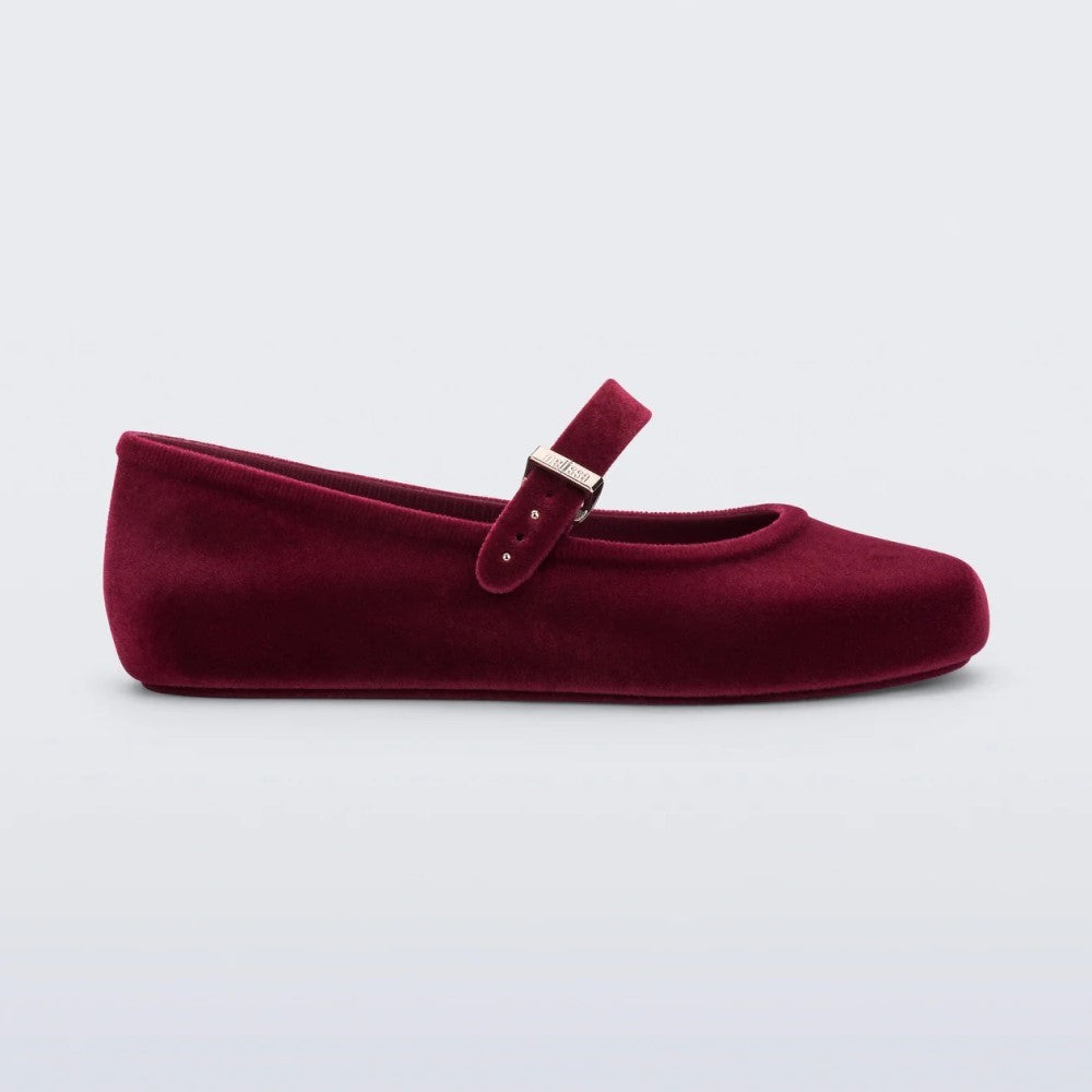 Melissa Kadın Soft Ballerina Velvet II Babet Kırmızı
