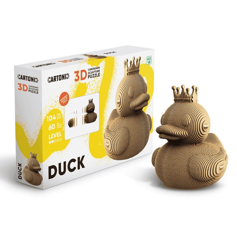 Cartonic 3D Puzzle - Duck - Eğitici Oyuncak